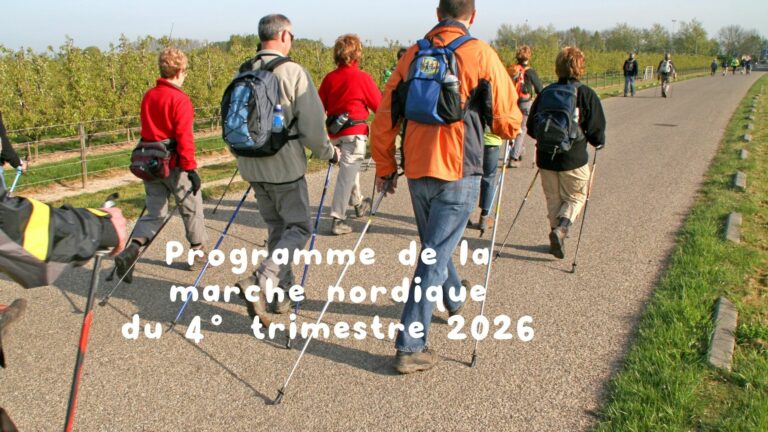 Programme marche nordique