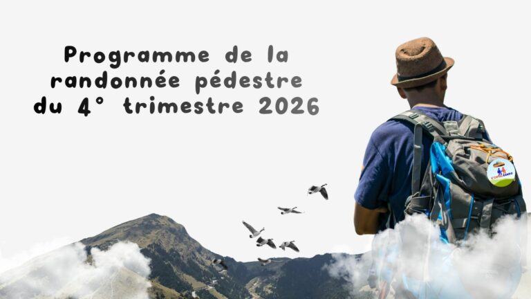 Programme rando pedestre