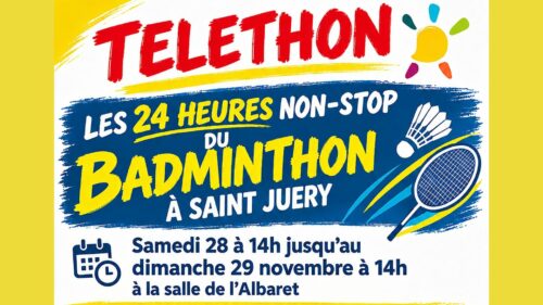 Téléthon 2026 du badminton